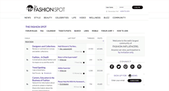 Desktop Screenshot of forums.thefashionspot.com